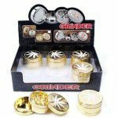 Grinder Dorado 50mm 3 Piezas | Mayorista M2TEC