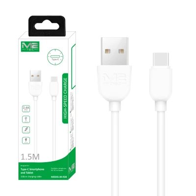 Cable USB-C M2 TEC 1.5M 2.4A Carga y Datos V-5108