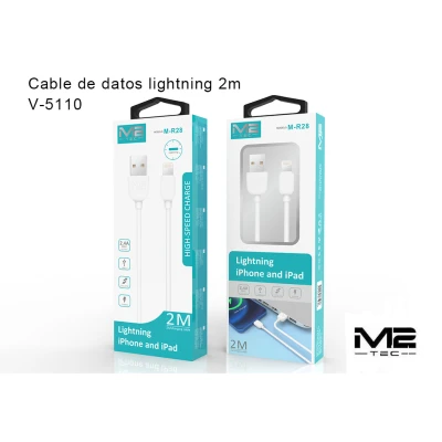 Câble Lightning, 2 m, 2,4 A - Vente en gros | M2TEC (grossiste)