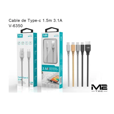 Cable USB-C, 1.5M al por mayor | M2TEC Mayorista
