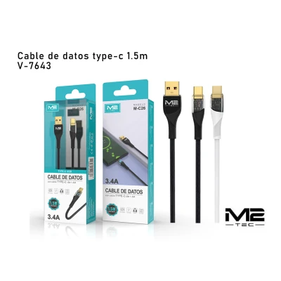 Cable USB-C, 1.5M, 3.4 AUSB-C Cables