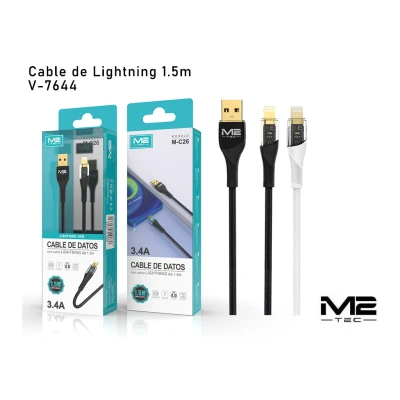 Cabo Lightning, 1,5 m no atacado | Atacadista M2TEC