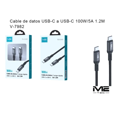 Câble USB-C, 100 W, 5 A - Vente en gros | M2TEC (Grossiste)