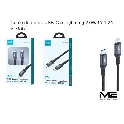 Câble Lightning, 27 W, 3 A - Vente en gros | M2TEC (Grossiste)