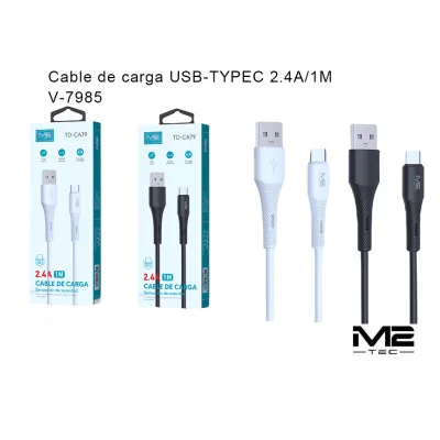 Câble USB-A vers USB-C, 2,4 A, vente en gros | M2TEC (grossiste)