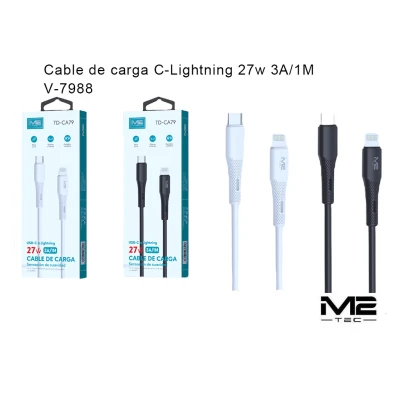 Cable USB-C a Lightning, 27 W, 3 ALightning Cables