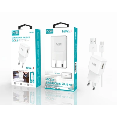 Quick Charge 3.0 18W M2TEC M-Z03 Type-C charger kit