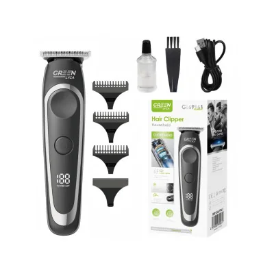 Cortapelo y barba Profesional, 7000rpm, 1200mah Green Lyca GL69961 ...
