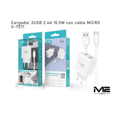 Cargador Micro-USB, 2.4 AMicro-USB Chargers