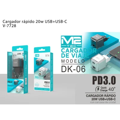 Cargador PD USB-C, 20 WType-C charger