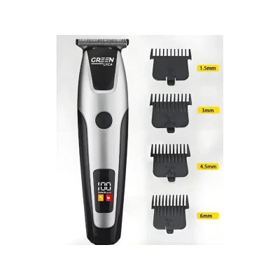 GL69964 Professional Hair Clipper with 150-Minute Battery, LED Display and 4 Combs