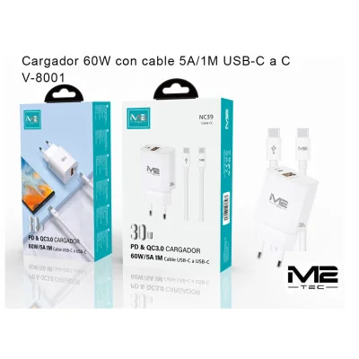 Cargador USB-C, 30 W al por mayor | M2TEC Mayorista