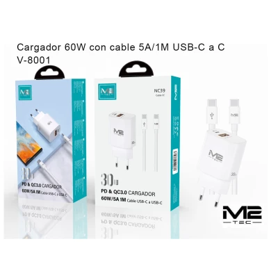 Carregador USB-C, 30 W no atacado | Atacadista M2TEC