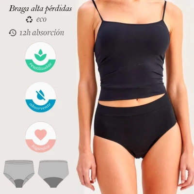 Braga Menstrual Talle Alto 12h Absorción | B2B Mayorista