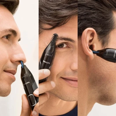 Recortador de nariz Philips Series 3000 NT3650Hair Clippers & Barbe...