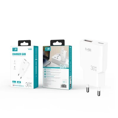 Cargador USB-A + USB-C, 30 WCargadores universales (A + C + multipu...