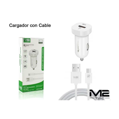 Cargador de coche Micro-USB, 2.8 A paraCargadores de coche
