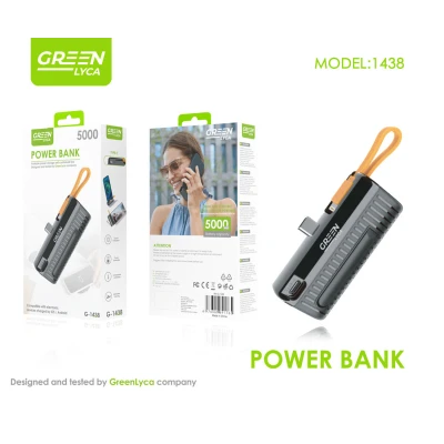 Power Bank GreenLyca 5000mAh G-1438 | Grossista M2TEC