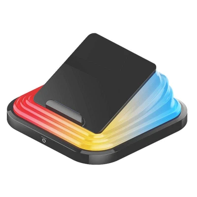 Cargador Inalámbrico 15W Iluminación RGB - Ref. 15519