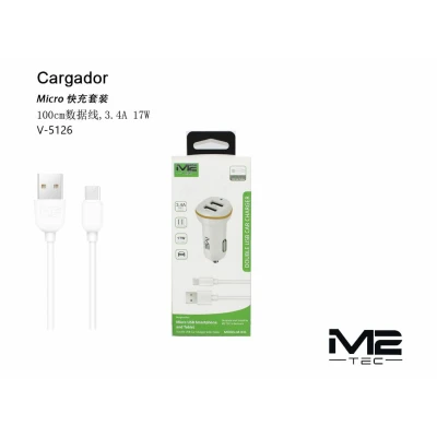 Chargeur de voiture micro-USB 3,4 A en gros | M2TEC Grossiste
