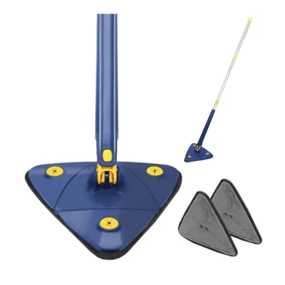 Balai-serpillère triangulaire + 2 recharges en gros | Grossiste M2TEC