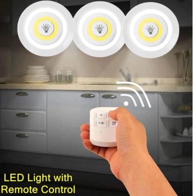 Lot de 3 lampes LED avec télécommande - Vente en gros | M2TEC Wholesale