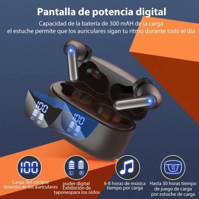 fones de ouvido Bluetooth TWS AURI - Grossista M2TEC