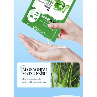 3-Step Aloe Vera Soothing Anti-Aging Face Mask wholesale | M2TEC
