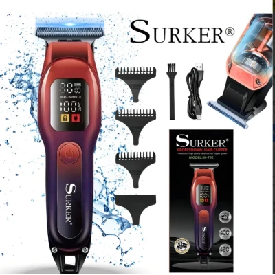 Máquina de Cortar Cabelo Profissional Surker SK-792 no Atacado | M2TEC no Atacado