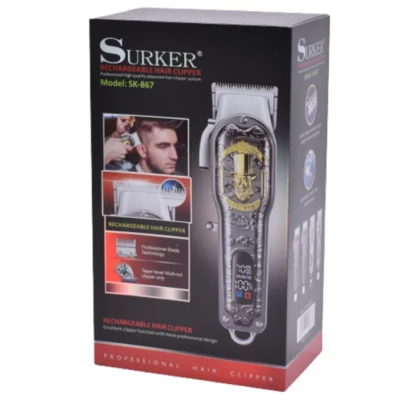 Máquina de Cortar Cabelo Surker SK-867 no Atacado | Atacadista M2TEC