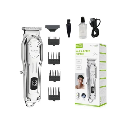 Máquina de cortar cabelo e barba profissional Lyca GL69649 verde - Venda por atacado | M2T...