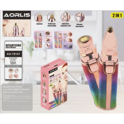 Depilador Electrico 2 en 1 AORLIS A0-78147Hair Clippers & Barber Ac...