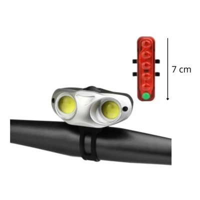 Kit Lumières Vélo USB QX-T0205 Ref. 13697