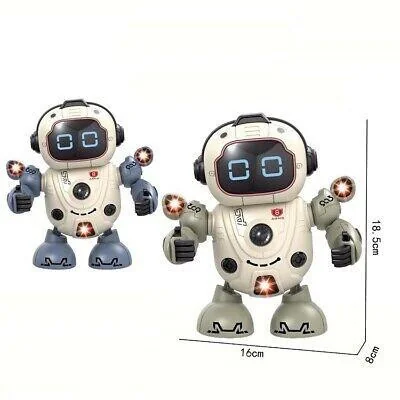 Robot Electrónico Articulado con Luces 18.5cm Distribución