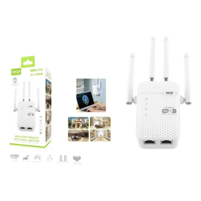 WiFi repeater 1200Mbps 4 antennas Green Lyca G-1171 - M2TEC wholesaler