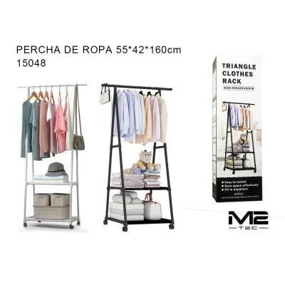 Perchero Triangular 55x742x160cm paraOrganización del hogar