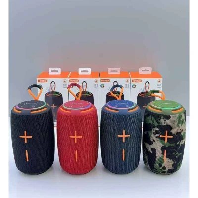 Coluna Bluetooth 5.3, 20W, bateria de 1800mAh, IPX6, luz LED, KIMISO KMS-283