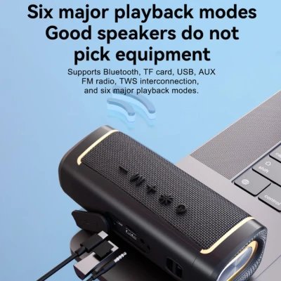 Enceinte Bluetooth 5.3, 5 W x 2, 1200 mAh, vente en gros TG-375 | M2TEC M...
