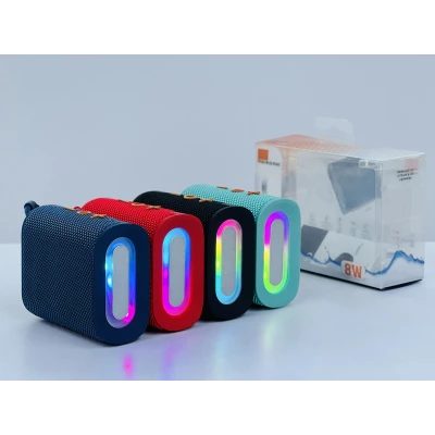Caixa de som GO4 PRO, Bluetooth 5.1, potência de 8W, luz LED, venda por atacado...