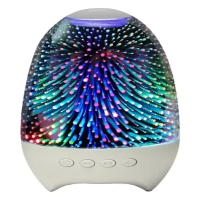 Speaker with LED Night Light and Silicone Touch Sensor, 5W, 120...