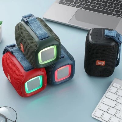 Coluna portátil sem fios, Bluetooth 5.2, potência de 5W, bateria de 1200mAh TG-339