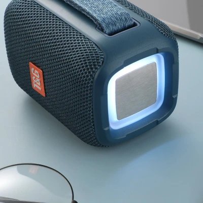 Enceinte sans fil portable, Bluetooth 5.2, puissance 5 W, batterie 1200 mAh TG-3...