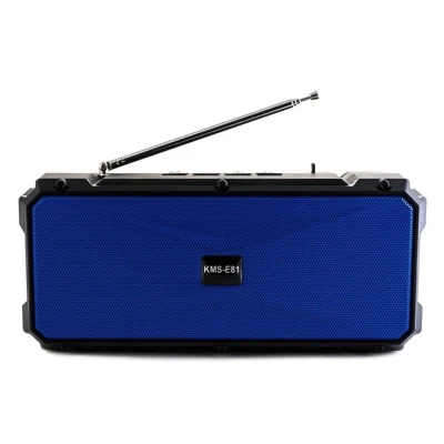 Caixa de som portátil sem fio, Bluetooth 5, potência de 5W x 2, bateria de 1200mAh, alcance de até 1 km...