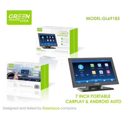 Carplay e android auto MP5, 7 polegadas Green Lyca GL69183 por ma...