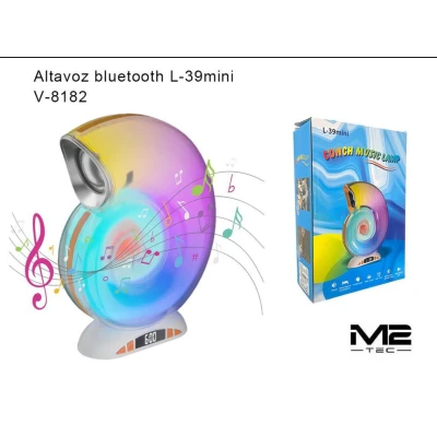 Enceinte Bluetooth 5.2, alarme, LED sans fil, 5 W, 1200 mAh, L-39mini...