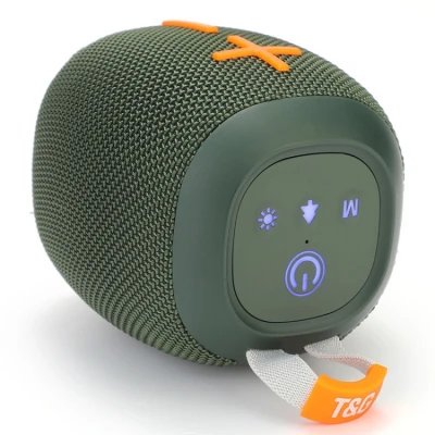 Caixa de som portátil sem fio, Bluetooth 5.3, potência de 8W, TWS, bateria de 1000mAh...