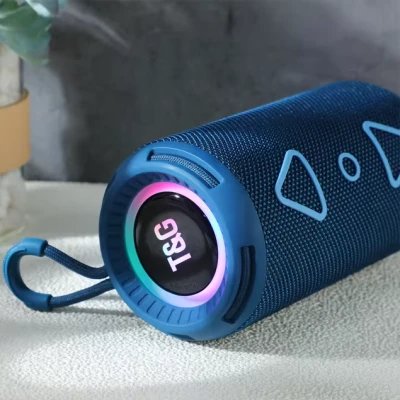 haut-parleur portable Wireless, led, bluetooth 5.3, puissance 8W x2, T