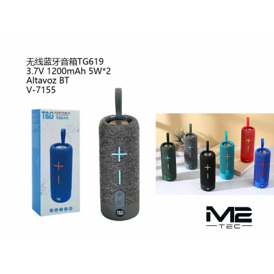 Altavoz portátil Wireless, Bluetooth 5.1, potencia 5W x2, TWS, 1200...