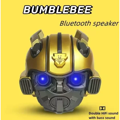 Coluna portátil sem fios Bumblebee, Bluetooth 5.3, potência de 3W, TWS, bateria de 600mAh estilo clássico.