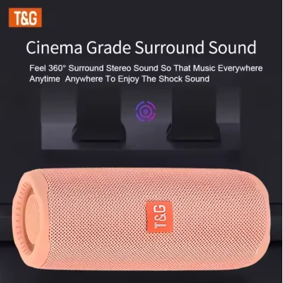 Altavoz portátil Wireless, Bluetooth 5.1, 10W, TWS, 1200mah, T&G TG-365 %category-name%